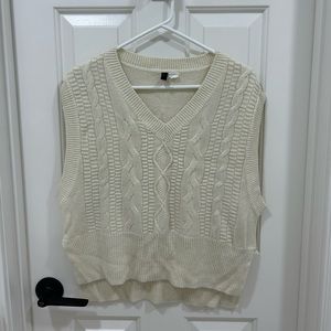 Cream Sweater Vest